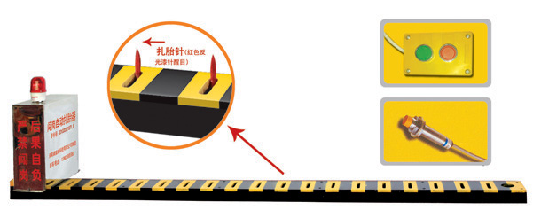 德阳V3嵌入式闯岗自动扎胎器/阻车器